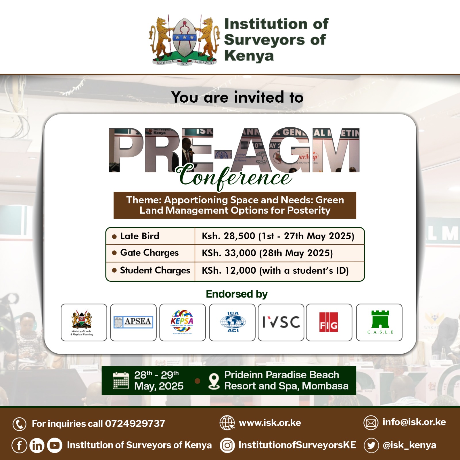 Pre-AGM Conference 